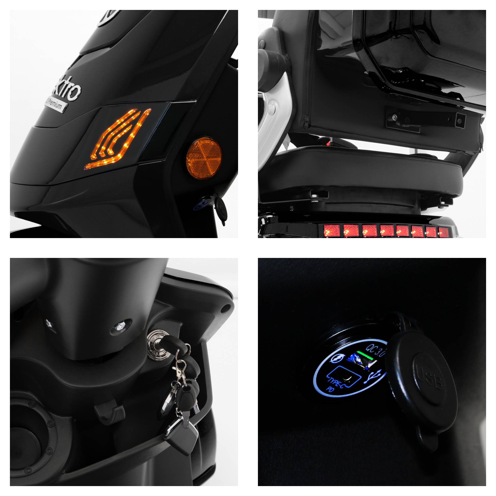 Rolektro E-Quad 25 V.3 Prem Li-Io 25kmh/1kW/30Ah SW Seniorenmobil